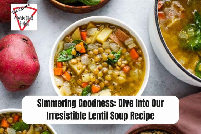 Simmering Goodness: Dive Into Our Irresistible Lentil Soup Recipe