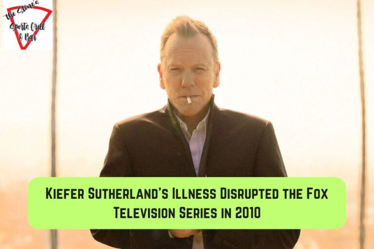 Kiefer Sutherland’s Illness Disrupted the Fox Television Series in 2010