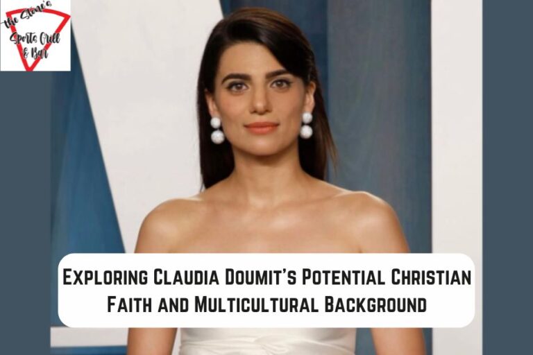Exploring Claudia Doumit’s Potential Christian Faith and Multicultural Background